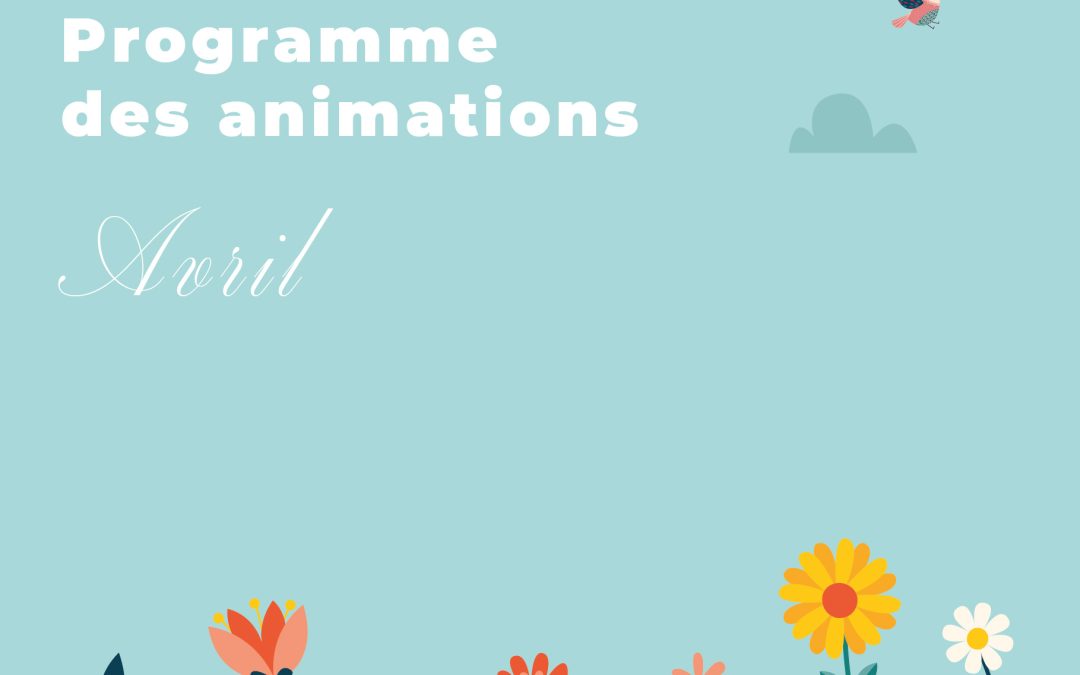 Plaquette des animations d’avril à la médiathèque