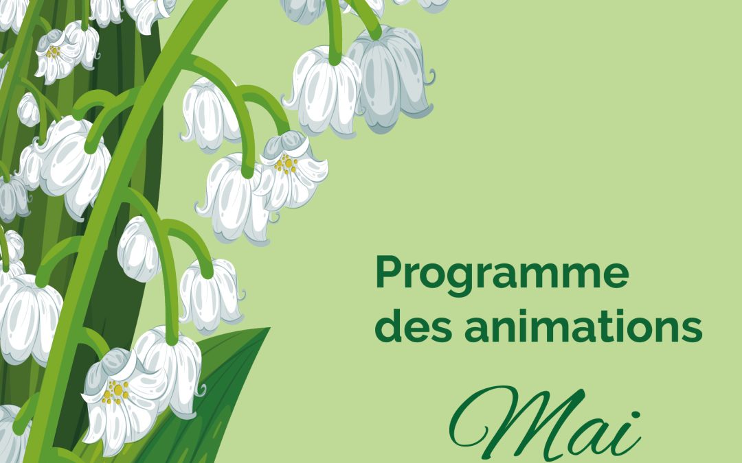 Plaquette des animations de mai à la médiathèque