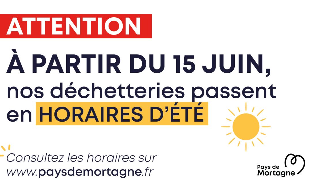 Infos déchetteries