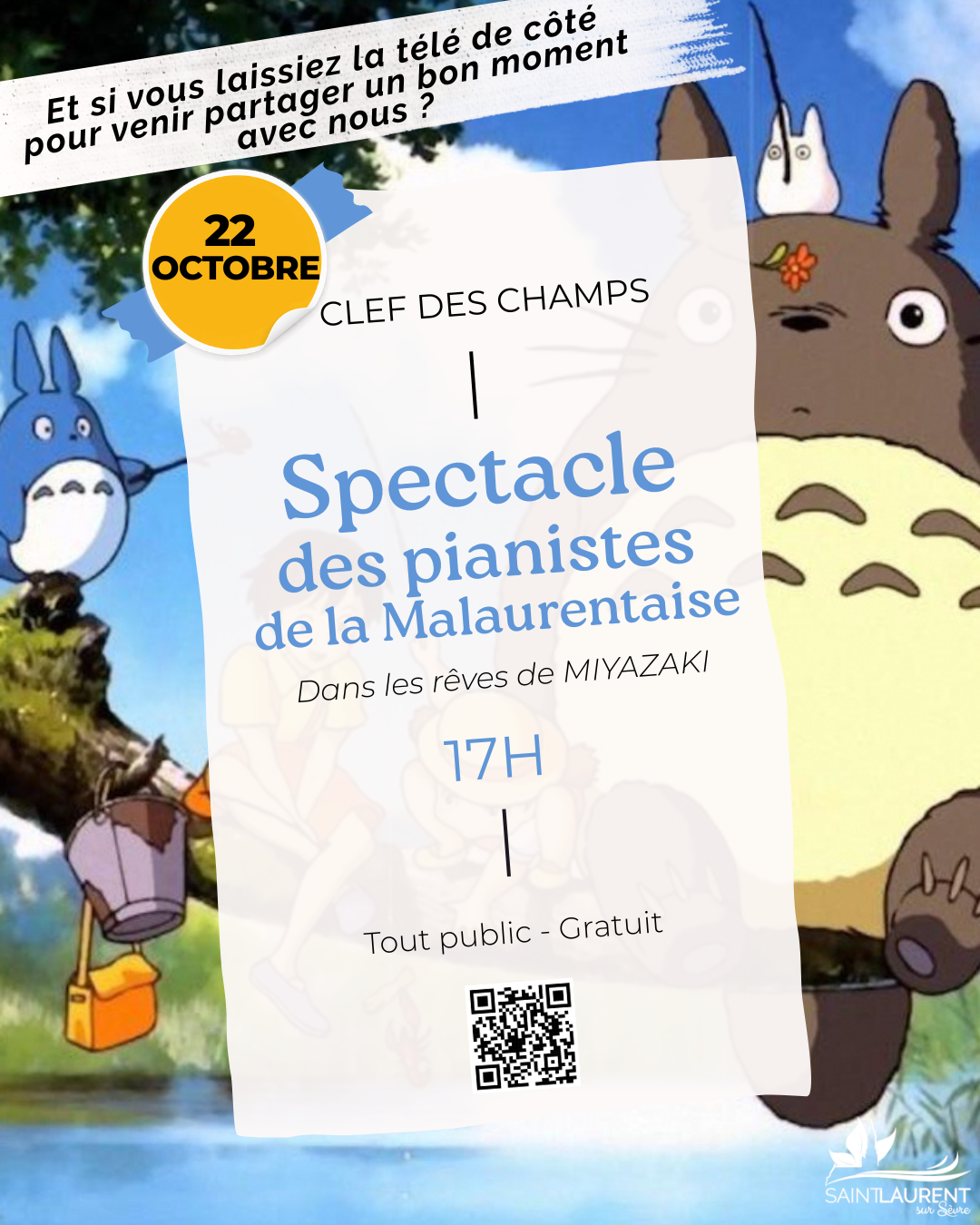 En savoir plus sur Spectacle des pianistes de la Malaurentaise : dans les rêves de Miyazaki