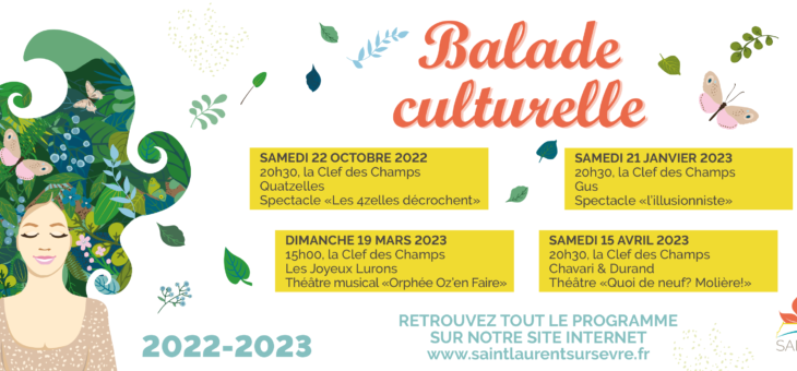Balade culturelle 2022/2023